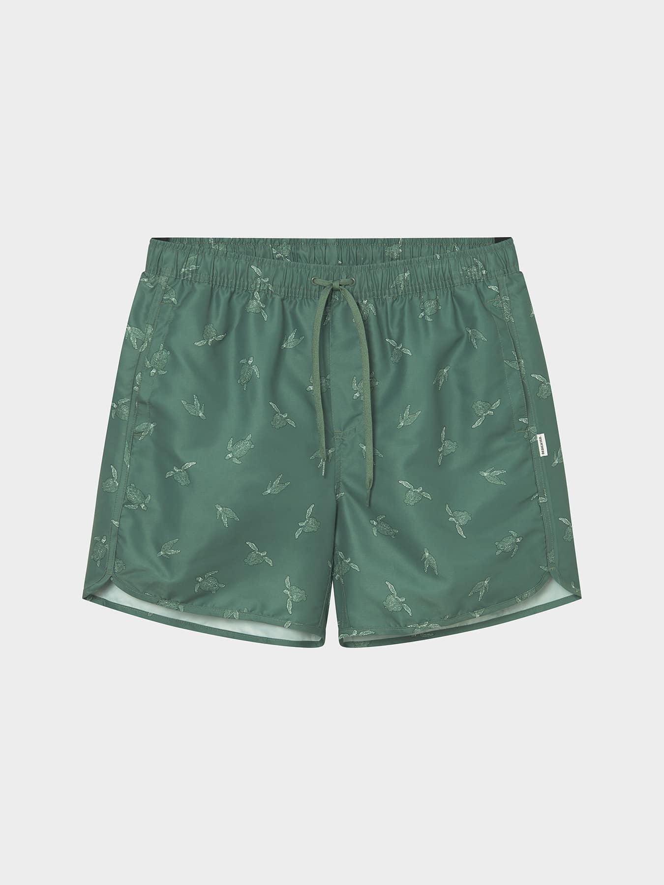 Badehose Sandhamn Sea Turtles Dedicated Forest Green 01