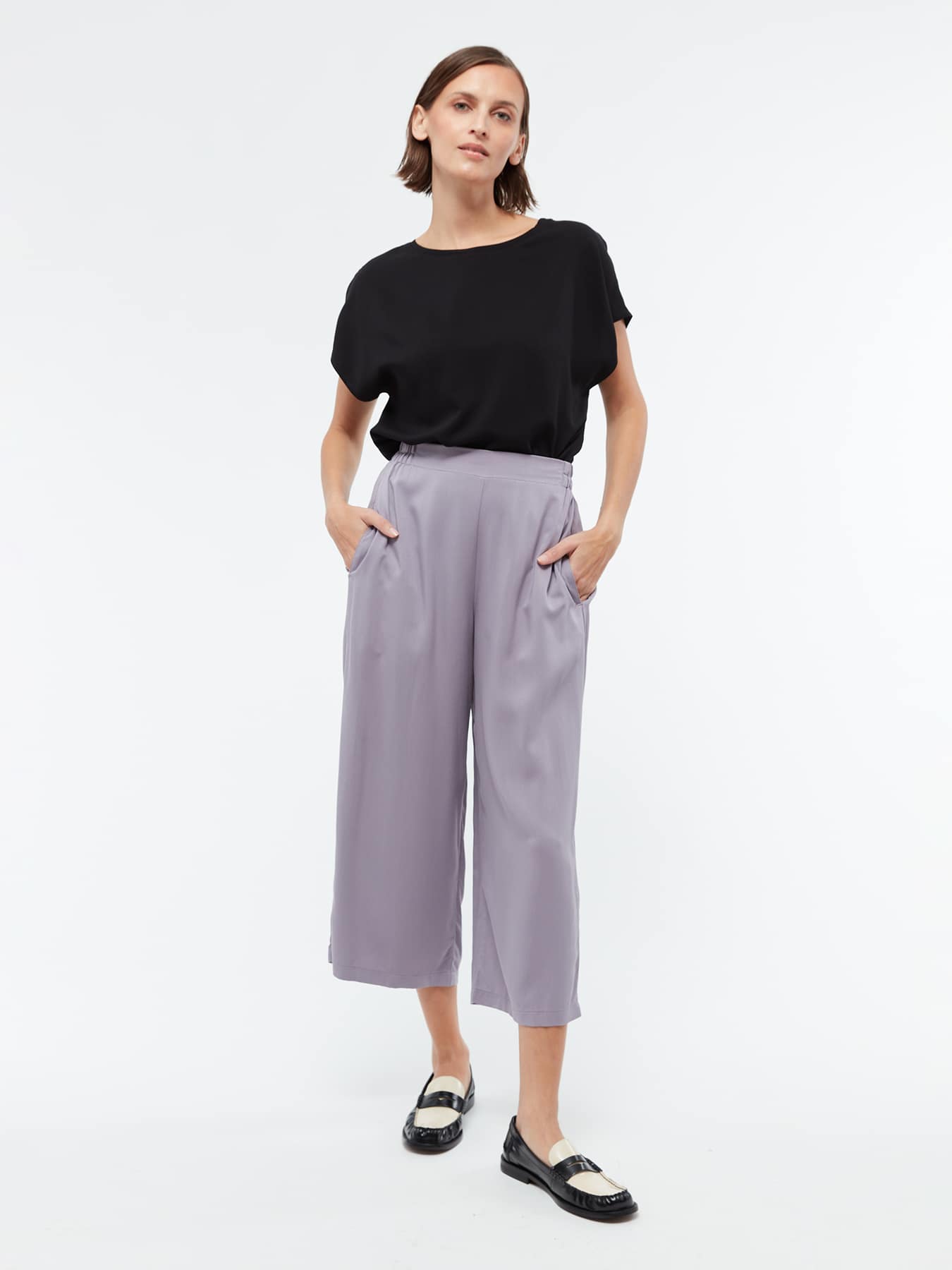 Hose Culotte GBAnna Givn Lilac Grey 01