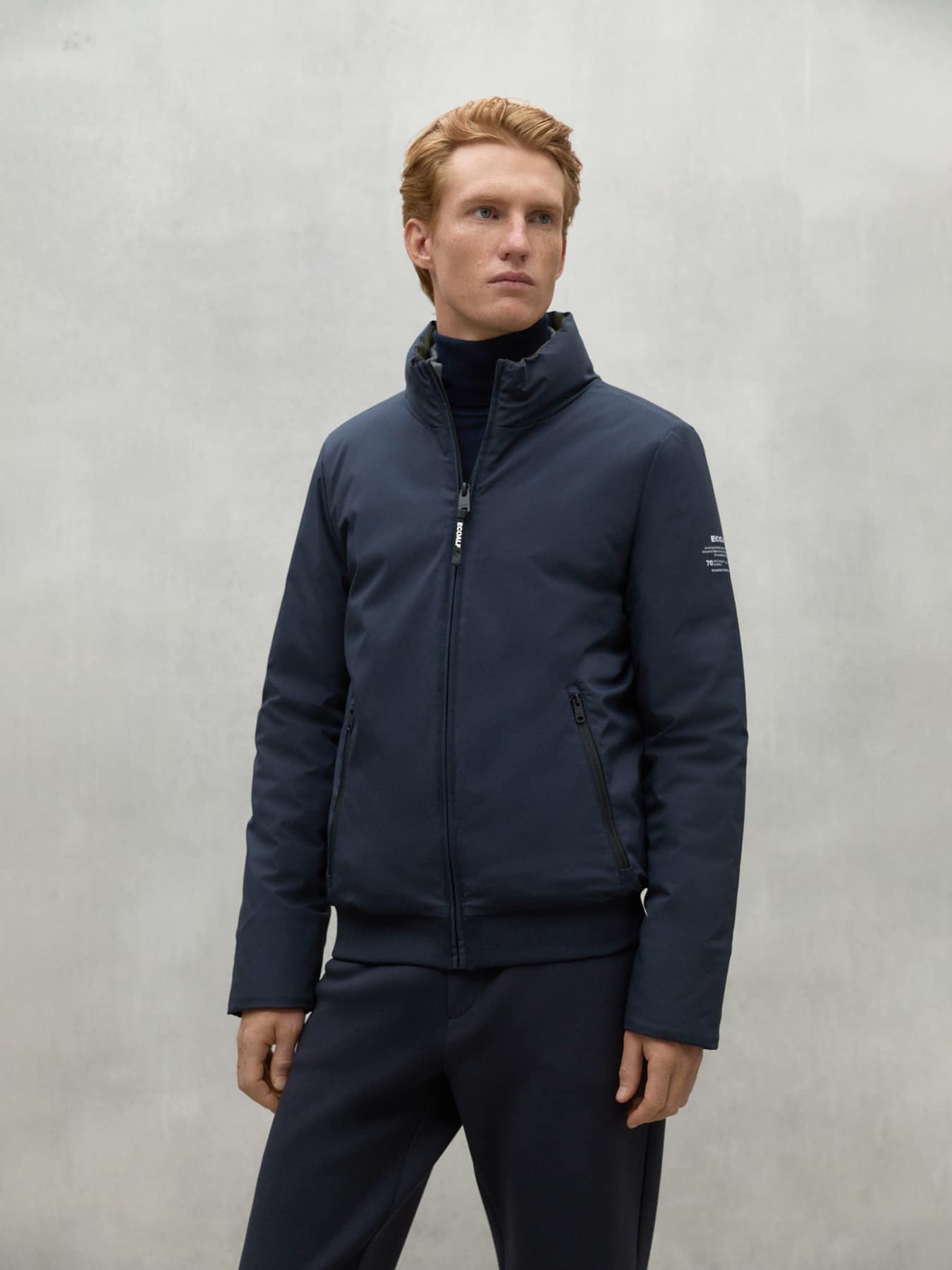 Jacke Graysalf Ecoalf Deep Navy 1