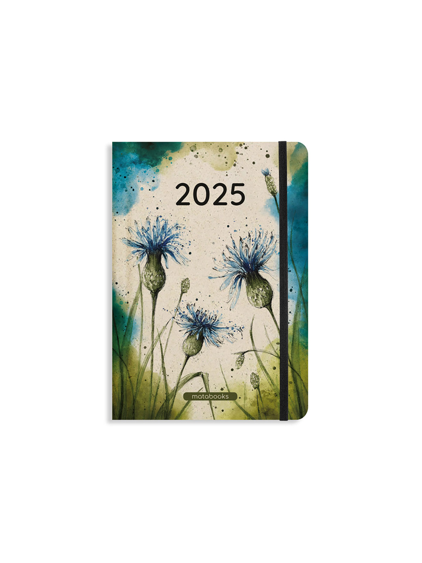 Jahresplaner Samaya 2025 Matabooks Blossom Blue 01