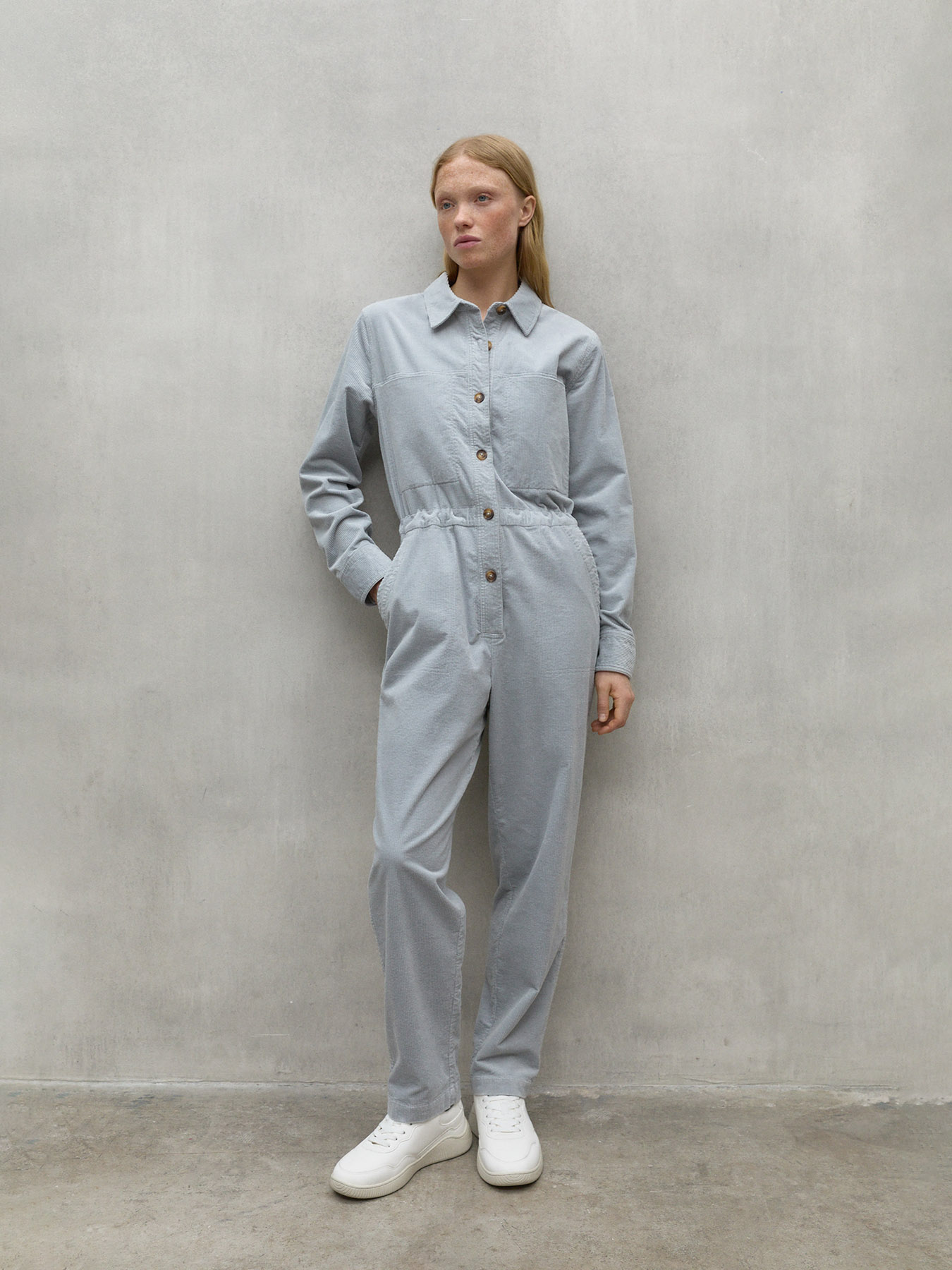 Jumpsuit Junealf Ecoalf Oyster 01