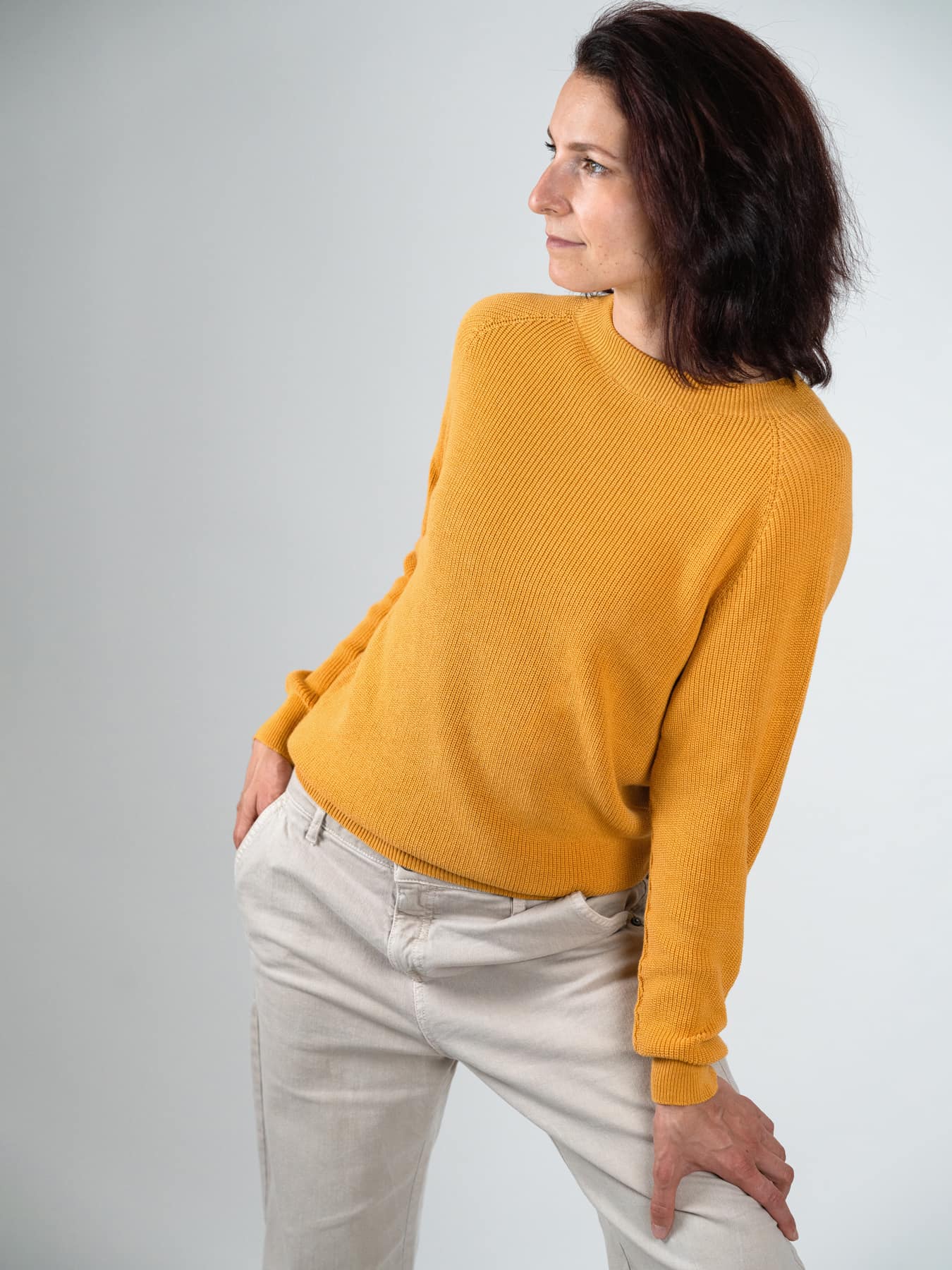 Pullover Alma Sweater Swiss Edition Zrcl Amber 01