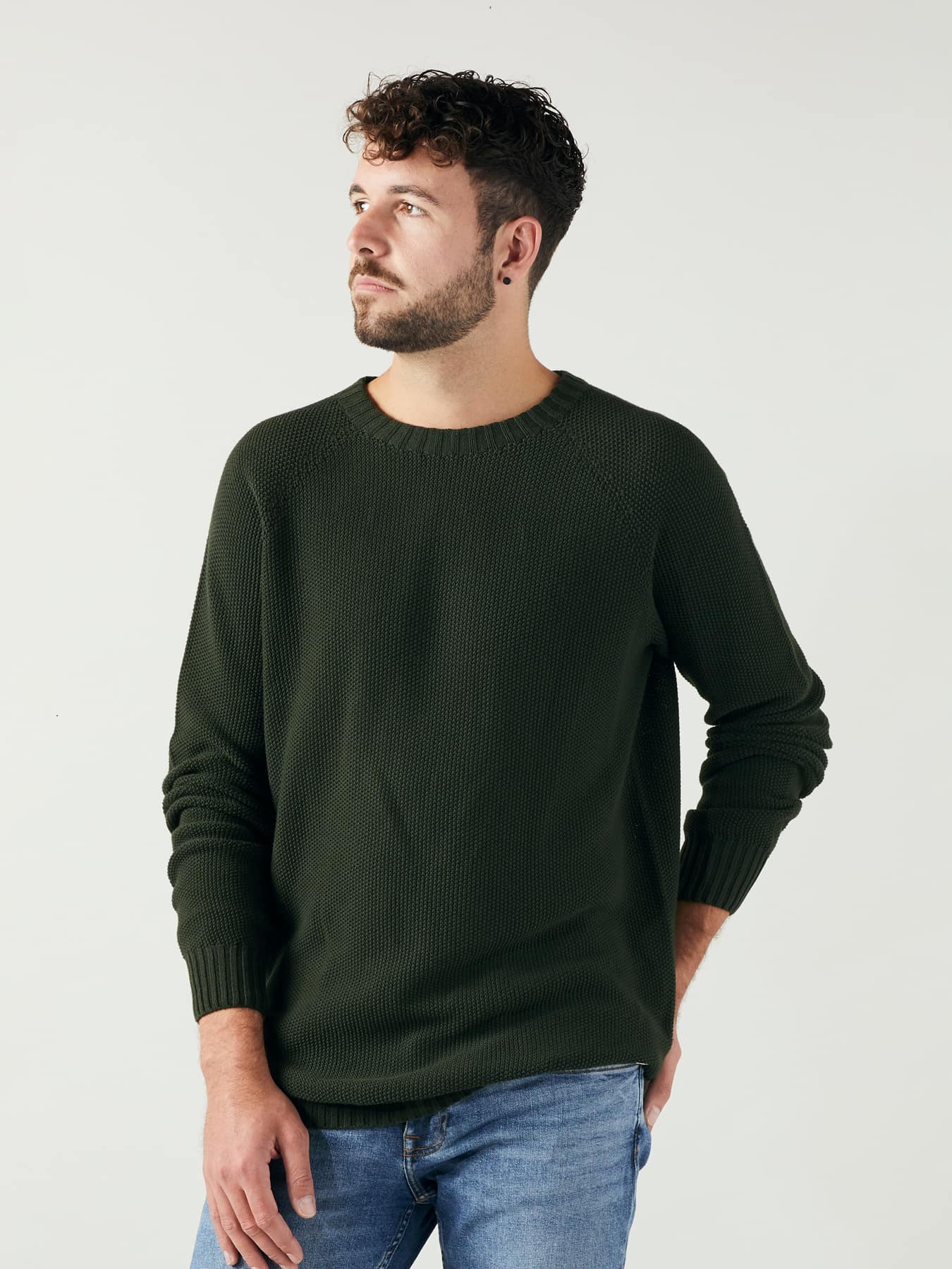 Pullover Melk Sweater Swiss Edition Zrcl Dark Green 01