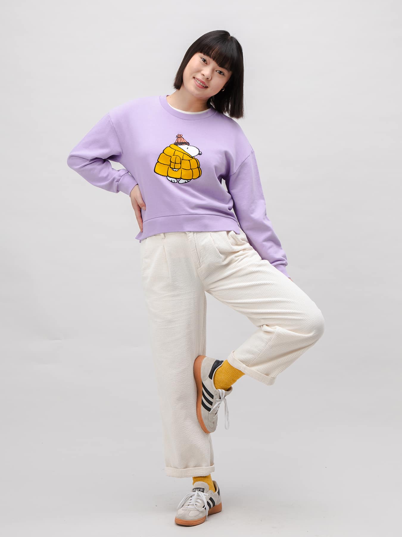 Pullover Peanuts Snow Brava Lavendar 02