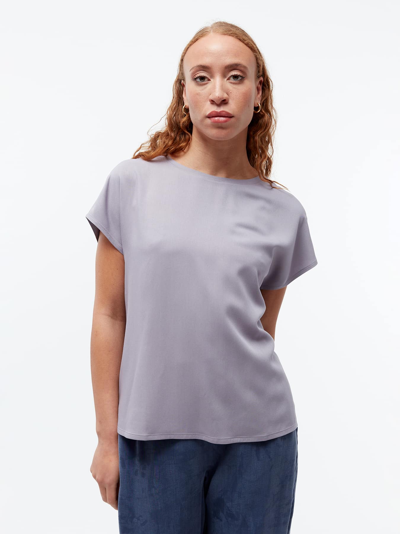 Shirt Bluse GBFenna Givn Lilac Grey 01