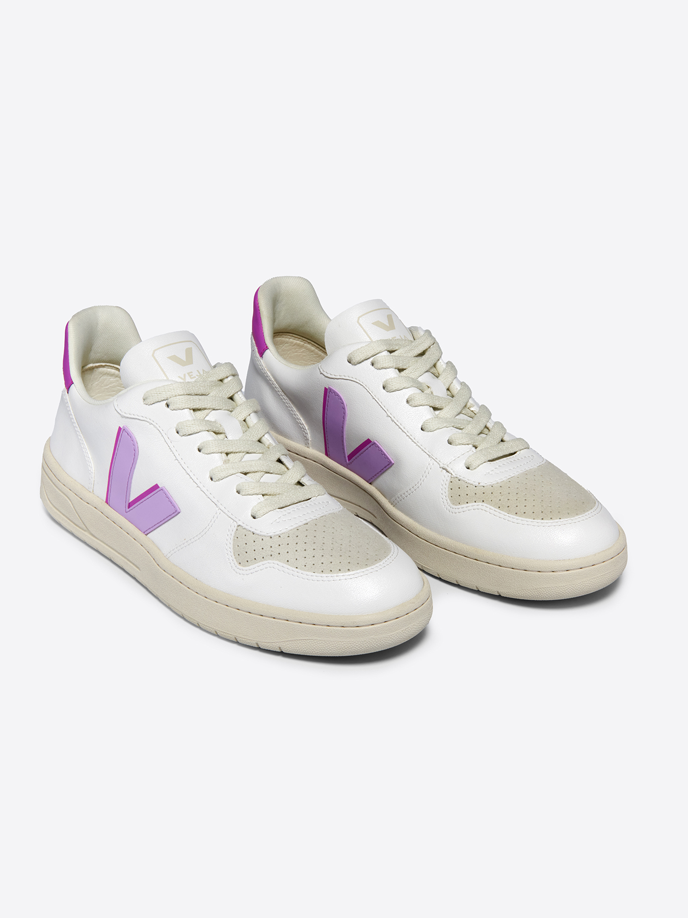 Sneaker V 10 W Cwl Veja White Orchid Ultraviolet 1