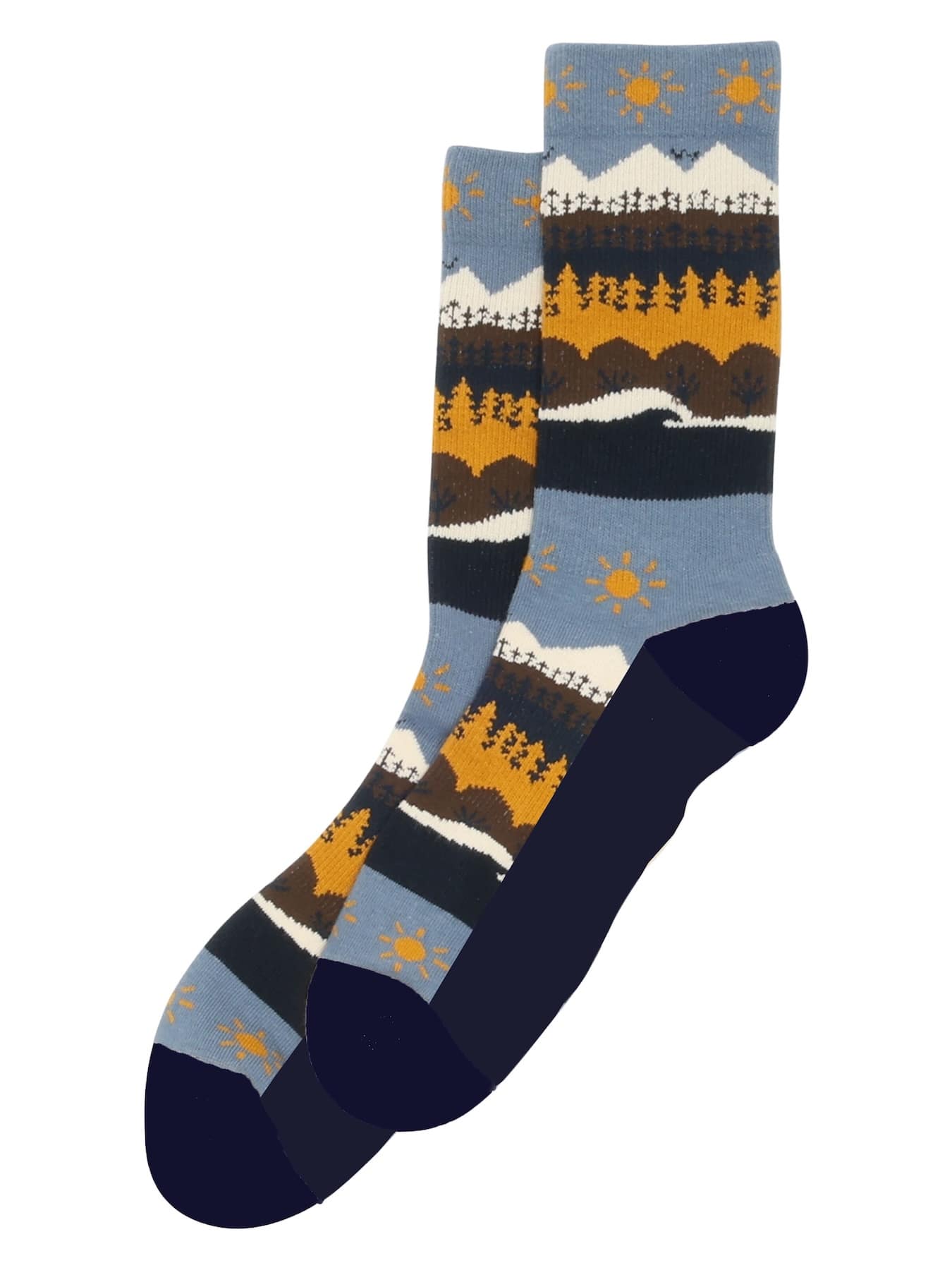 Socken Fair Isle Knowledge Cotton Apparel Multi Color 01