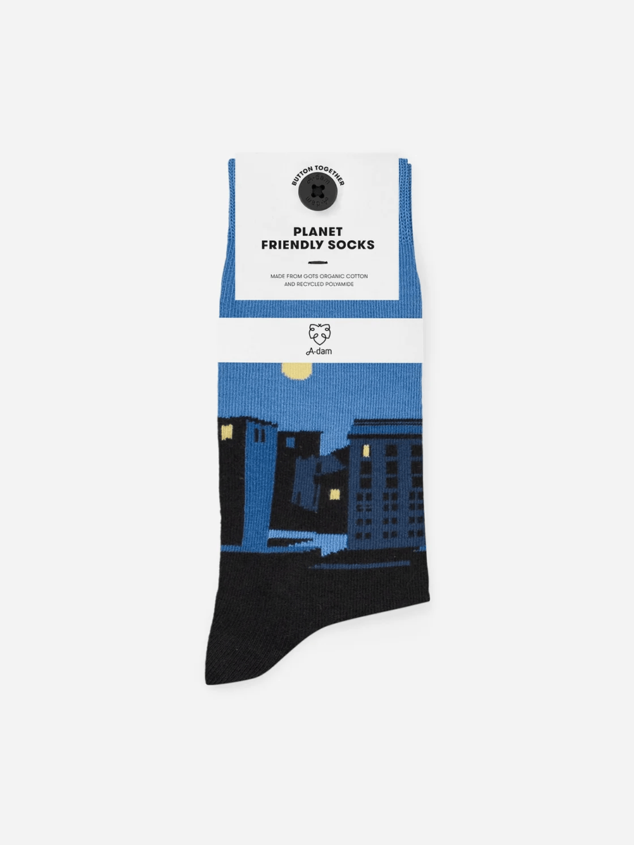 Socken Socken Dark City A Dam Blue 3