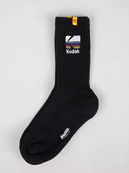 Socken Socken Kodak Ribbed Brava Black 2