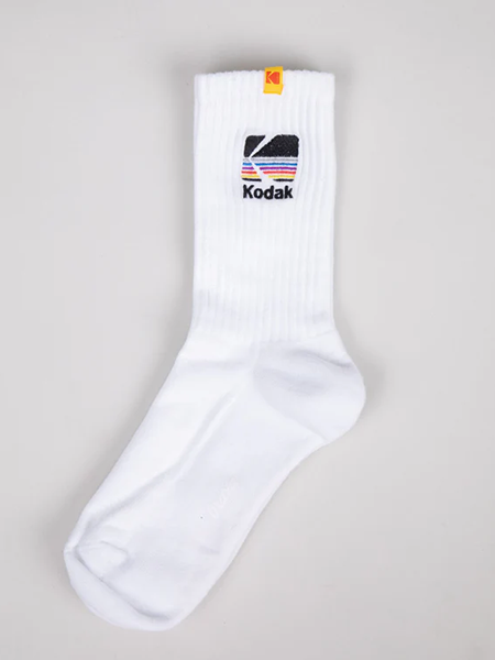 Socken Socken Kodak Ribbed Brava White 2