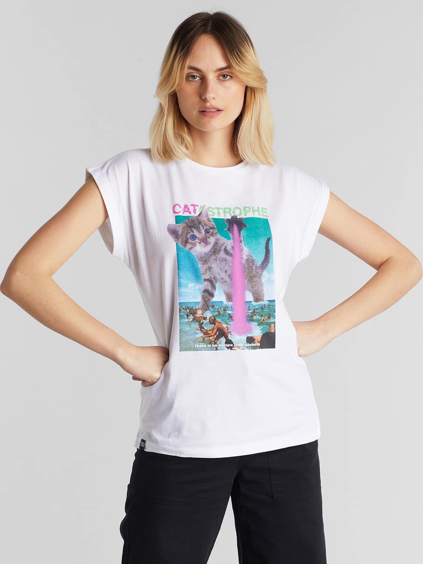 T Shirt Catastrophe Dedicated White 1