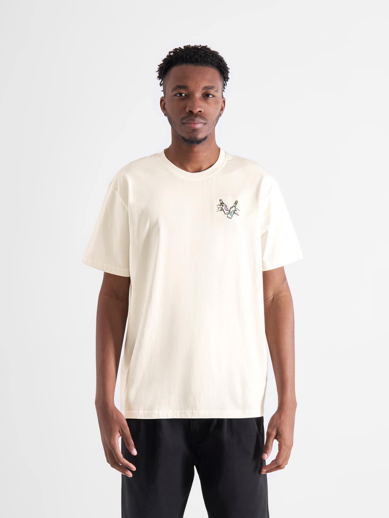 T Shirt Stockholm Cheers Dedicated Off White 01