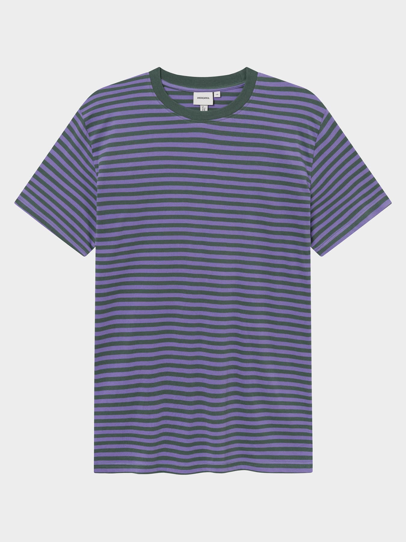 T Shirt Stockholm Stripes Dedicated Forest Green Paisley Purple 1