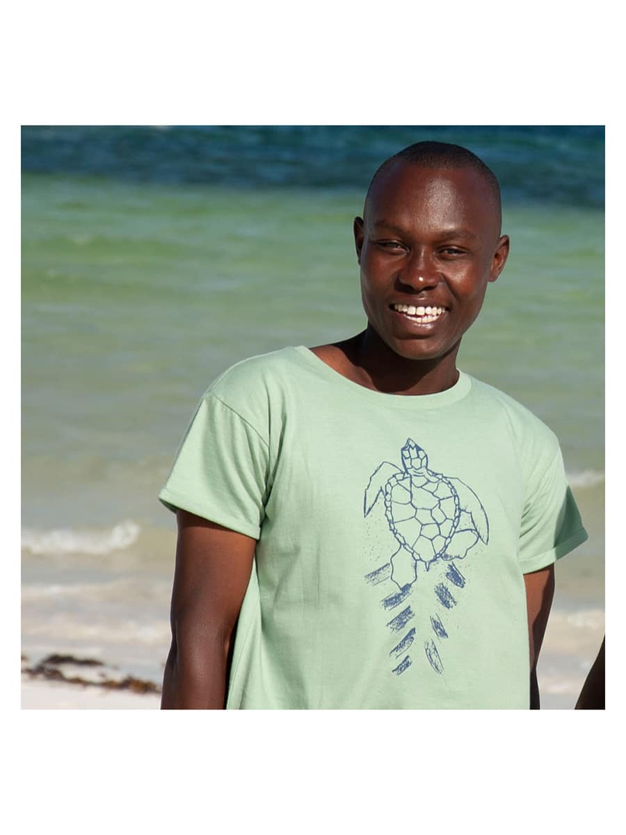 T Shirt Watamu Kipepeo Clothing Mintgruen 01