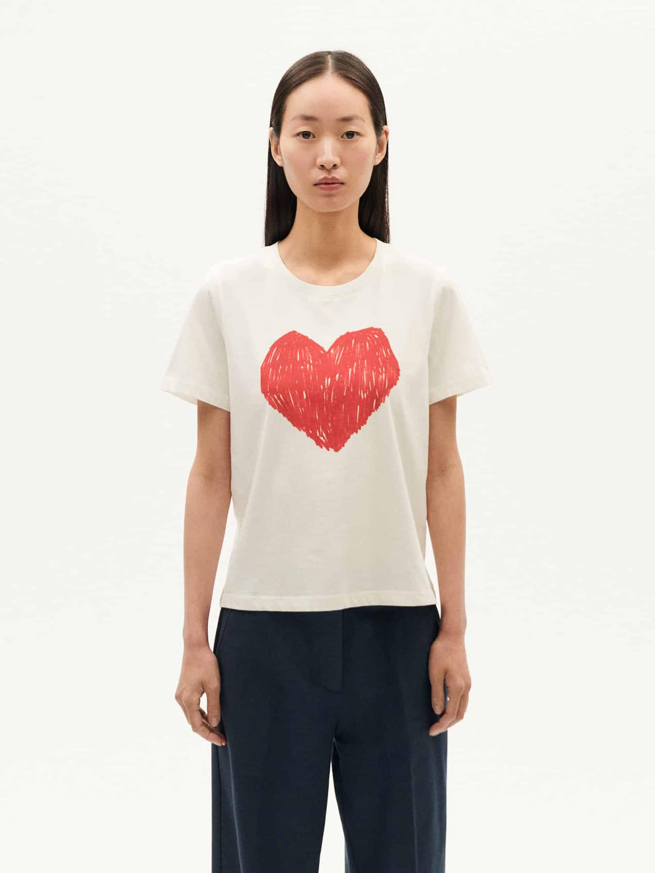 T Shirts & Tops T Shirt Heart Thinking Mu Ida 1