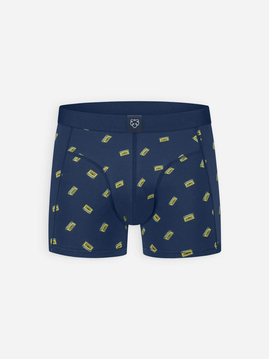 Unterwäsche Boxer Briefs Casette Tape A Dam Navy 1