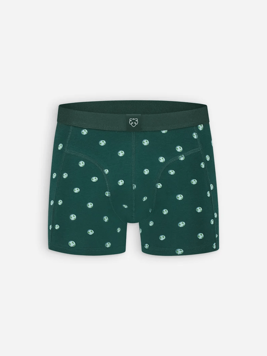 Unterwäsche Boxer Briefs Dotted Earth A Dam Green 1